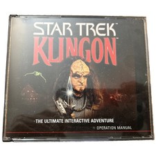 Star Trek Klingon : PC CD-ROM 3 Disk & Manual , Pre-Owned picture