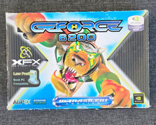 XFX GeForce 6200 256MB DDR2 AGP Retail Box Manual Driver CD ONLY No GPU picture