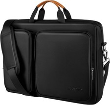 13‑13.3 Inch Laptop Shoulder Bag for Men Women, Waterproof Messenger Bag Black picture
