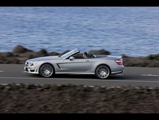 Cars amg mercedes benz sl Desk Mat Stitched picture