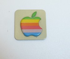 Original Macintosh Mac 128K Front Aluminum Case Emblem Model M0001 Apple OEM picture