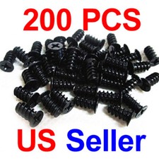 200 PCS Black Fan Screws for PC Case Fan Mounting or Fan Grill Guard Screw picture