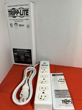 1x New Tripp Lite PS 606 Hg 15A 6 Outlet Power Strip Hospital Grade  picture