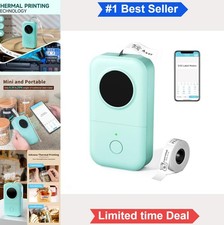 Mini Bluetooth Label Maker Thermal 203 DPI Portable App Control Label Printer picture