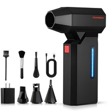 Compressed Air Duster, 130000RPM Electric Air Duster with Brushless Motor, 5 ... picture