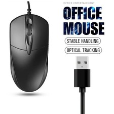 USB Wired Optical Mouse 1200DPI Gaming Anti-Slip Scroll Wheel for PC Laptop picture