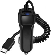 Power Car Charger w/USB Charging Port for Samsung Galaxy Tab S10 Ultra, Tab S10+ picture