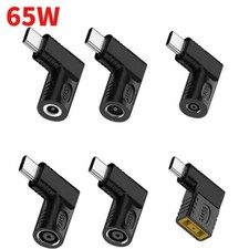 5Pcs Laptop Charger Converter TO USB Type C PD Power Charging Cable Adapter -NEW picture