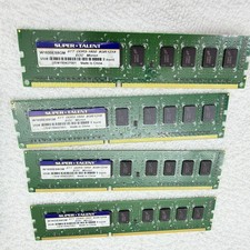 32GB 4x8GB Super Talent DDR3-1600 ECC UDIMM W1600EB8GM Micron picture
