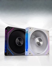 Jungle Leopard Prism 4 RS 120mm ARGB Fan Infinite Mirror PWM Reverse Black White picture