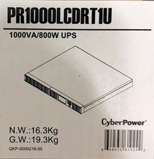 CyberPower PR1000LCDRT1U Smart App 1000 VA / 800 W Sine Wave 1U RT LCD UPS (NEW) picture