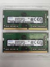 Samsung 16GB (2x8GB) DDR4 3200 SODIMM Laptop RAM M471A1K43EB1-CWE Tested Working picture