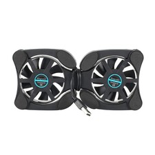 Dual USB Fan Cooler Pad for Laptop 7-15 Inch Adjustable Foldable Arms Low Noise picture