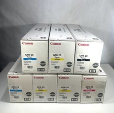 Genuine Canon GPR-20 Toner Cartridges Lot of 7 CYMK ImageRunner C5180 C5185 New picture