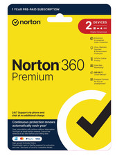 Norton 360 Premium - 2 Devices - 1 Year Pre-Paid Subscription picture