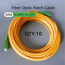 2/3/5/10pcs Fiber Optic Cable SC/APC-SC/APC 30M  Simplex Mode Indoor FTTH picture