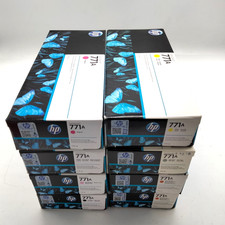 Set of 8 HP 771A B6Y18A, B6717A, B6Y21A, B6Y19A, B6Y15A, B6Y22A, B6Y16A ink picture