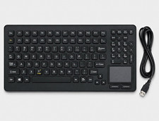 iKey DU-5K-TP2-USB Wired USB Compact Keyboard w/ Touchpad, Black, QWERTY picture