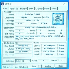 SR2L7 - Intel Core i5-6400 2.70GHz LGA1151 Quad Cores 6MB Processor CPU picture