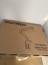 HUANUO HNSS6 Full Motion Single Monitor Desk Mount Arm VESA 75/100 Black picture