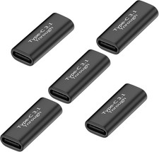 New 5 Pieces USB C Female To Female Adapter 10Gbps 100W 8K USB C Extender New picture