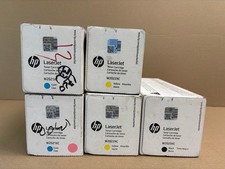 5 Genuine HP 414X M454/M455 Cyan, Yellow & Black Toner W2020XC, W2021XC, W2022XC picture