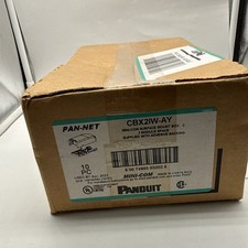 Panduit CBX2IW-AY 2-Port Mini-Com Surface Mount Box, Off-White. New box (10) picture
