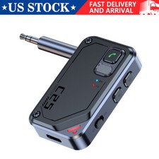NEW Bluetooth 5.3 Car Wireless Transmitter Receiver Adapter AUX Audio 3.5mm Jack picture