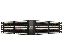 Panduit DPA48688TGY 48-Ports Cat 6 Ethernet Patch Panel Used Good picture