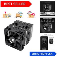 Ultra-Quiet Dual Tower CPU Cooler with 1850 RPM Fans - AMD & Intel Compatible picture