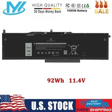 92Wh Battery VG93N for Dell Latitude 5580 5591 Precision 3520 3530 M3520 M3530 picture