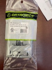 (qty 3) Legrand Ortronics OR-40300548-78  TracJack, 2 hole Faceplate, GRAY picture
