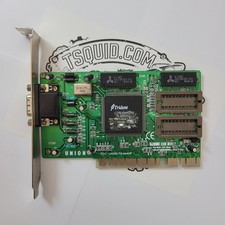 Trident TGUI9440-3 PCI Video Graphics Card Union TD9440P 1MB VGA Retro PC picture
