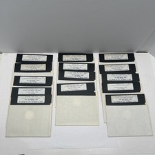 Vintage Lot of The Software Labs games and software 14 disk 5.25 floppy IBM picture