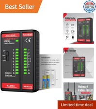 Portable Ethernet & Telephone Cable Tester - LED Display, Lightweight Design picture