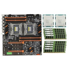 X99 Motherboard +2x Intel Xeon E5-2680 V4 CPU + Samsung 256GB (8x32GB) RAM 2133P picture