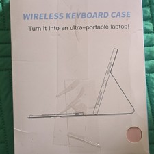 Pink Wireless Keyboard Case Magnetic Detachable Keyboard Type-C Charging picture