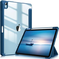 Hybrid Slim Case for iPad Air 11-inch M4/M3/M2 (2026/2025/2024) Clear Back Shell picture