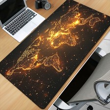 1pc Map HD Printed Pad for Desk, Multi Functional XXL Mousepad, Keyboard Gamin picture