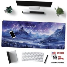 Acotar Desk Mat Sara J Maas Fantasy Mouse Pad Large for Desk Blue Mountains picture