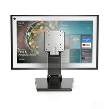 Steel Lay Flat Low Profile Monitor Stand For 1424 Inch Screens 100x100mm picture