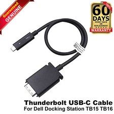Lot 100 Dell Thunderbolt 3 USB-C Cable for TB15 TB16 Dock K16A K17A 3V37X 5T73G picture