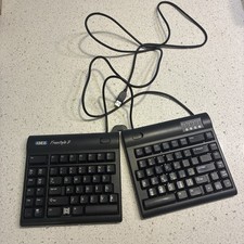 Kinesis Freestyle2 Blue Wireless Bluetooth Keyboard - Tested And Working picture