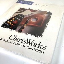 SEALED ClarisWorks Handbook for Apple Macintosh 1994 Software Manual picture