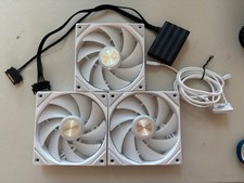 TRYX ROTA SL ARGB White 120mm Case Fan 3in1 Contact Connection with Magnetic Cab picture