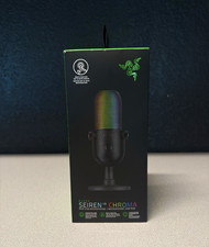 Razer Seiren V3 Chroma RGB USB Mic w/ Mute, Shock Mount, Desk Stand Black picture