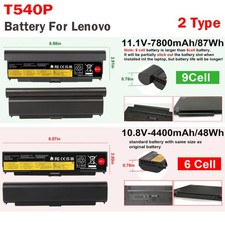 6/9Cell Battery For Lenovo ThinkPad T440P T540P 45N1152 45N1153 45N1162 57+/57++ picture