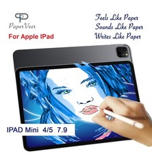 PaperVeer Matte Finish Film Anti-Glare Screen For Apple iPad Mini 4/5  7.9 in picture