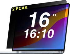 Removable Anti-Glare Blue Light Filter 16 Inch Laptop Privacy Screen Protector - picture