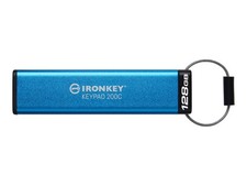 Kingston IronKey Keypad 200C USB-C USB Flash Drive 128GB Type C IKKP200C/128GB picture